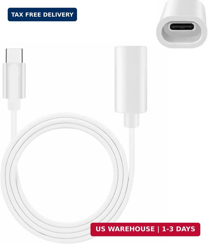 10ft Windproof USB-C Extension Cable, Type C Male to Female Charging Extender Co