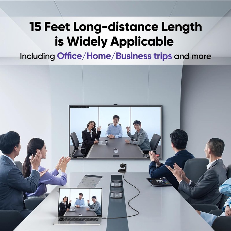 USB to USB Cable 15 Feet, 5Gbps Long USB 3.0, 15W A to Cord Data Transfer & F... gallery