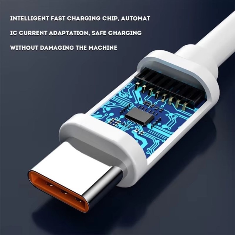66W Fast Charge Type C Micro USB Data Cable 3M 5M 8M Long Cord for Samsung gallery