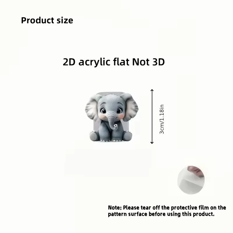 2 PCS Cute Elephant Cable Protector for Type-C – Anti-Break Durable gallery