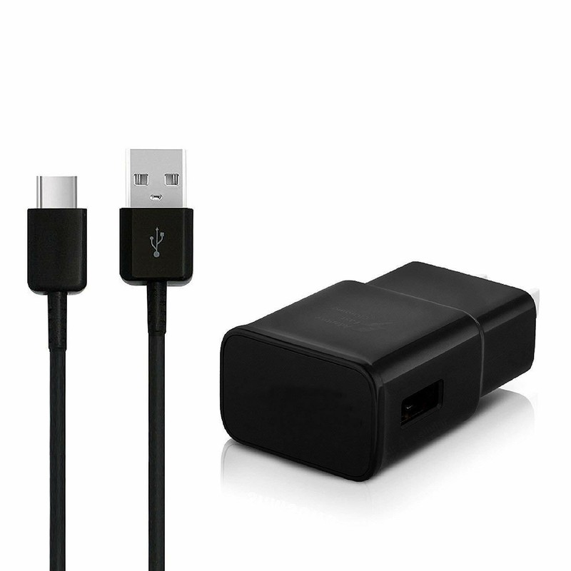 Original Fast Adaptive Charger & USB-C Cable for Samsung Galaxy A50/A70/A10e
