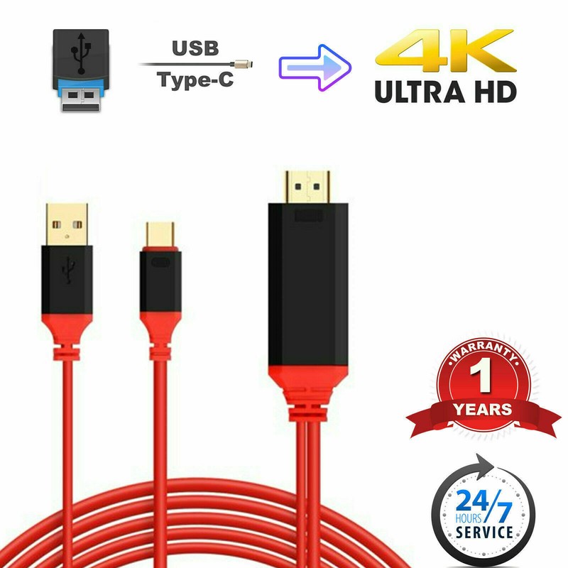 USB3.1 TypeC to 4K 60hz HDMI HDTV TV Cable Adapter For Samsung Galaxy S20 Note10 gallery
