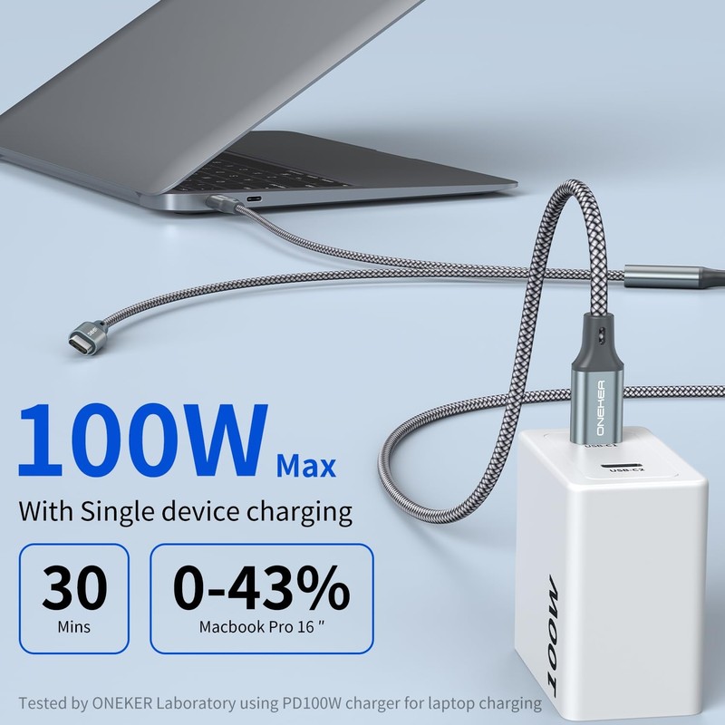 100W 2-in-1 USB-Cable 4FT,USB to USB Cable,USB 2.0 Braided Fast Charging for ... gallery