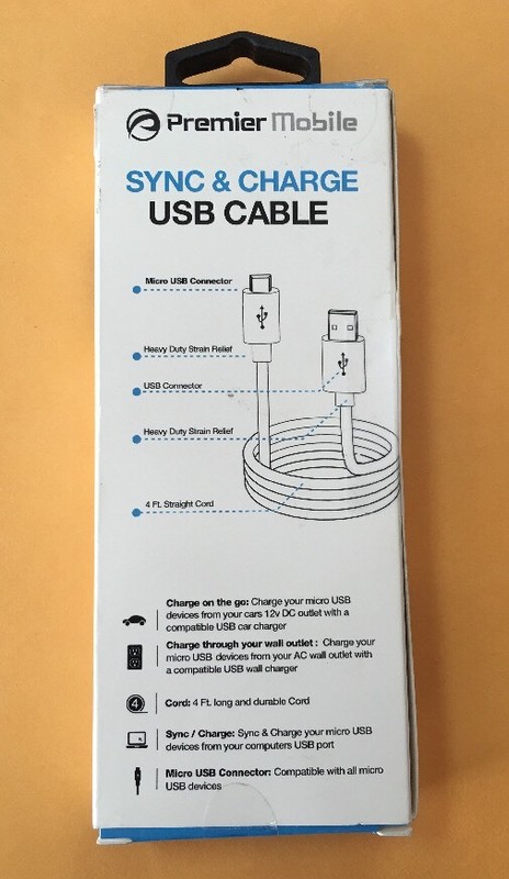 Premier Mobile Sync & Charge USB Cable (4ft Cord Length) gallery