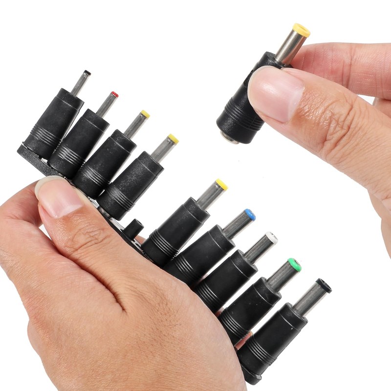 34 Pcs Universal DC Connectors Plug Kit Power Adapter Connector Jack Tips gallery