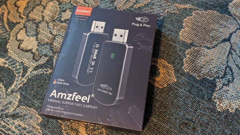 Amzfeel Wireless CarPlay Adapter for Apple iPhone iOS 10+ & Cars from 2015+