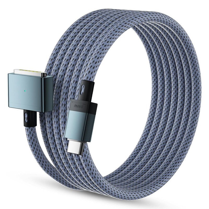 140W USB C to Magnetic 3 Safe Cable(2 M/6.6 ft) for M4 M5 MacBook Air Pro Charge