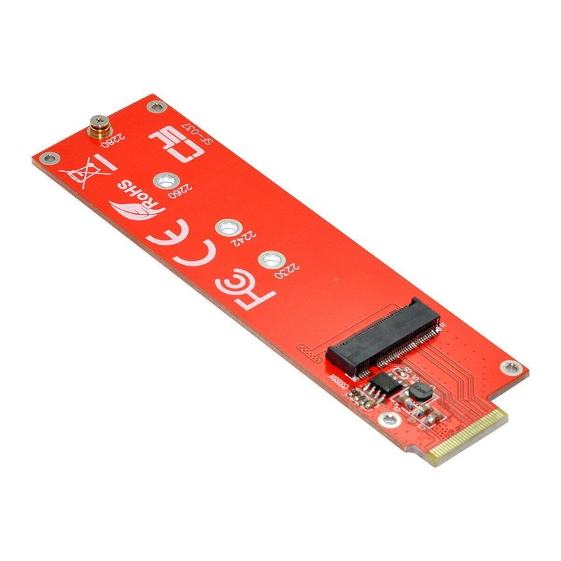 Chenyang NVMe NGFF M-key 4X Host to Ruler 1U GEN-Z EDSFF Short SSD E1.S Adapter gallery