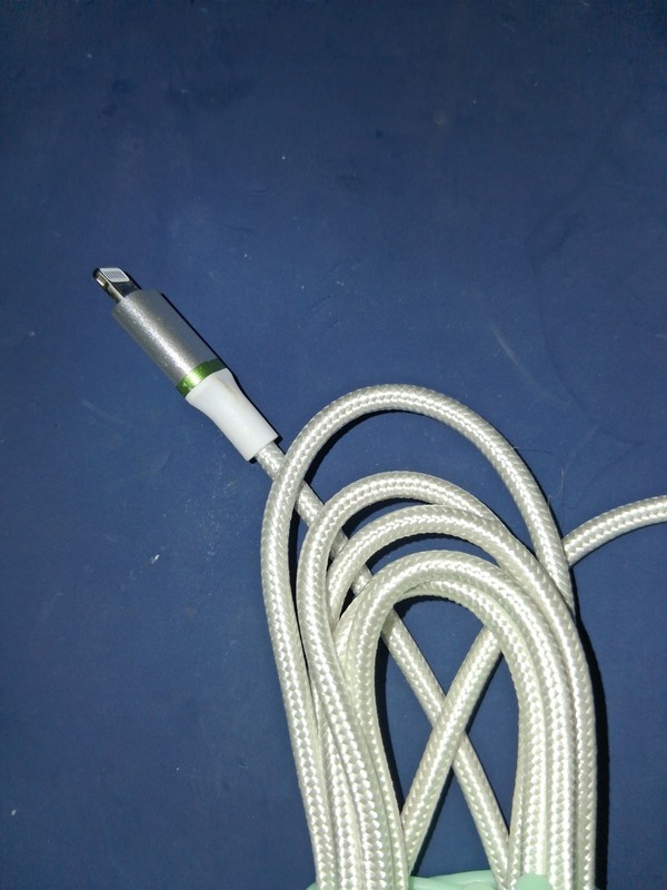 USB-C to 3.5mm Audio Cable White Braided Apple Compatible Less Than 10ft gallery