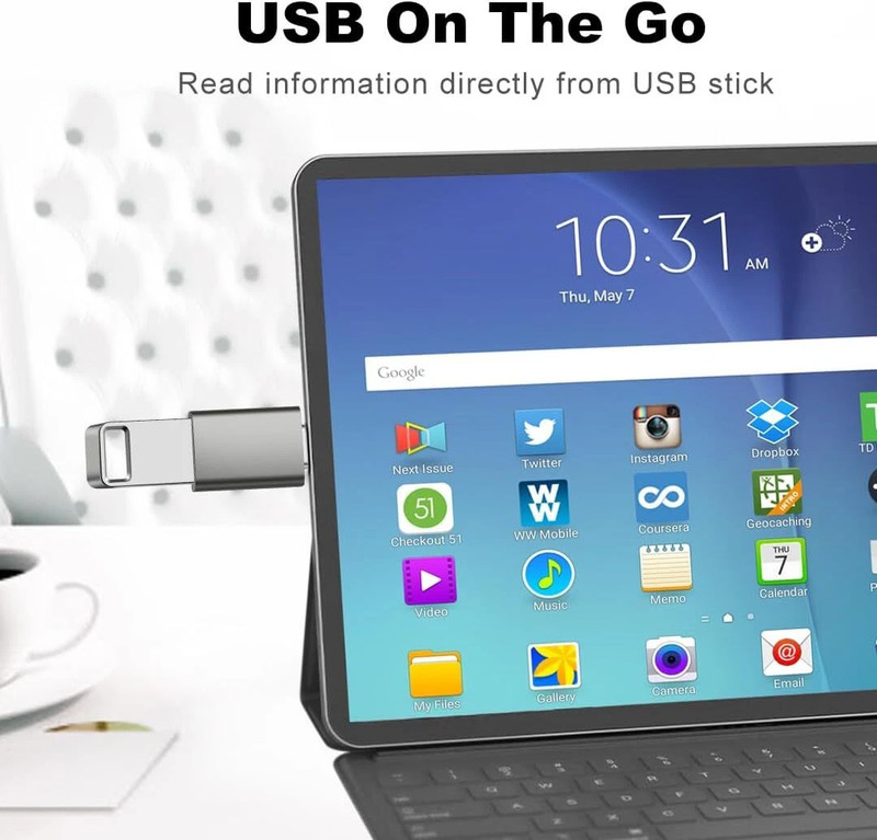 USB C Adapter, USB C to USB Adapter High-Speed Data Transfer Female to Thunderbo gallery