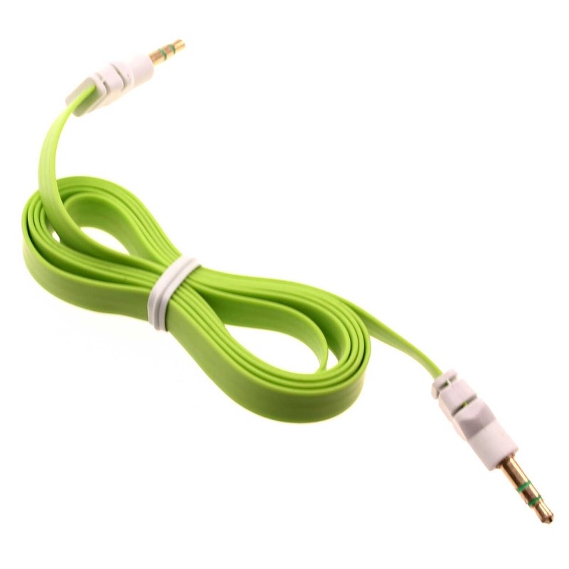 3.5mm Aux Cable Adapter Car Stereo Aux-in Audio Cord Speaker for Cell Phones
