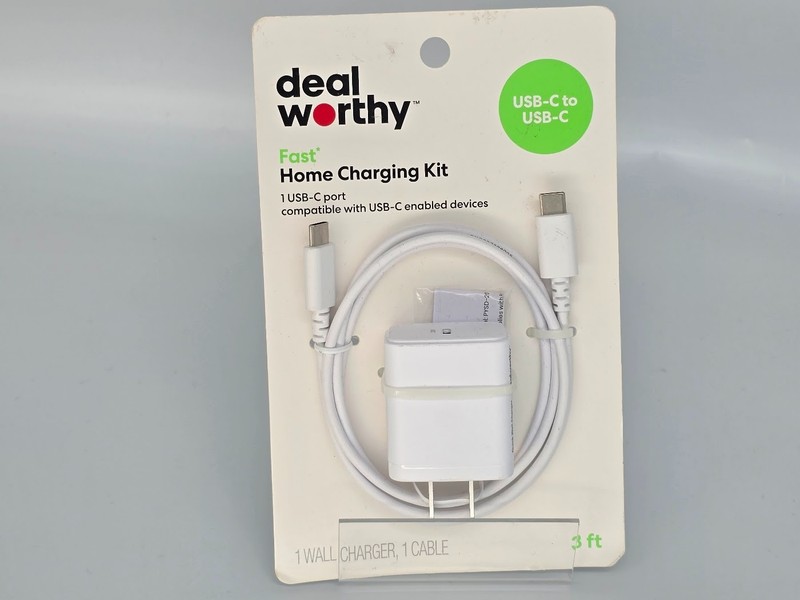 Deal Worthy Fast Home Charging Kit USB-C To USB C 3ft **NEW**