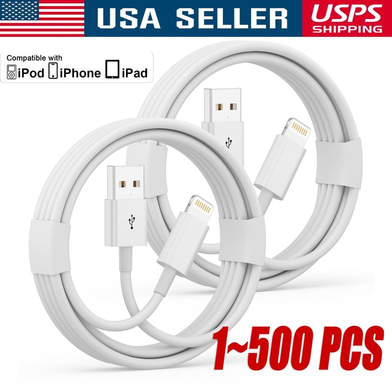 USB Fast Charger Cable Cord For iPhone 14 13 12 11 Pro Max XR SE XS X 8 7 6s Lot