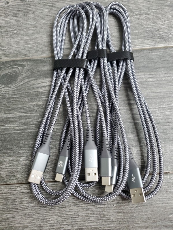 USB Type C Charger Cable [3-Pack,10ft+6.6ft+3.3ft] iPhone 15 Charger Nylon Br... gallery
