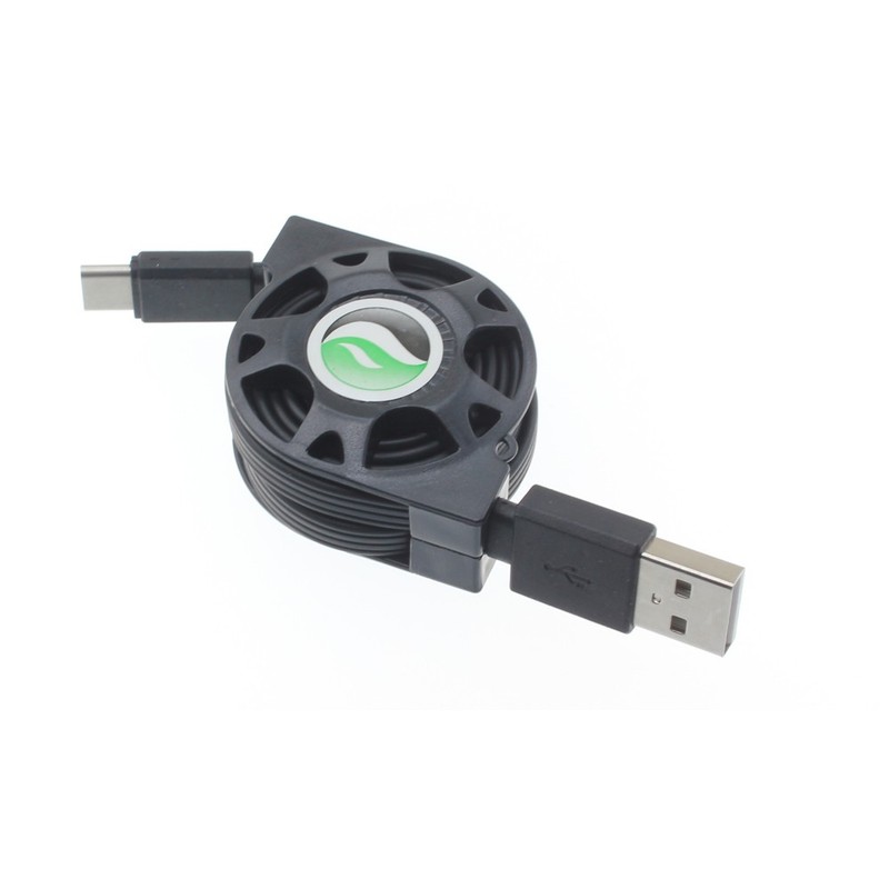 USB Cable Retractable Type-C Charger Power Cord USB-C Wire for SmartPhones