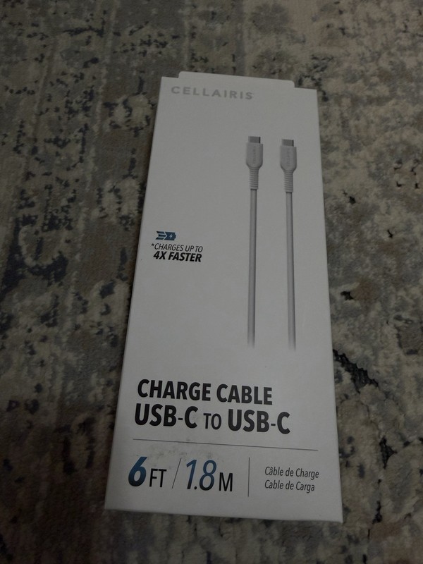 type c to type c cable fast charge 6ft