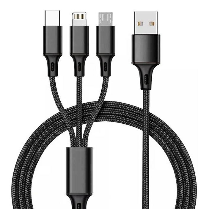 Multi USB Data Cable Charging Sync: Micro USB / Type C / IPHONE gallery