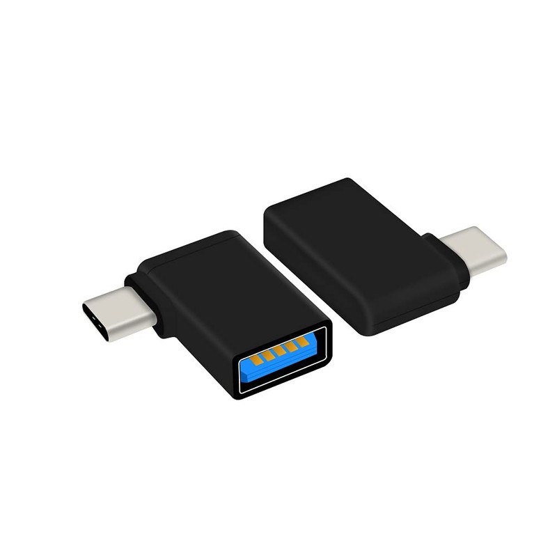 rgzhihuifz Right Angle USB C to 3.0 Adapter, 90 26.25*23.77*7.15MM, Black gallery