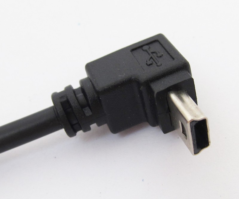 1pc UP Angle 90D Host OTG Adapter Cable Mini 5pin USB male to USB 2.0 Female gallery