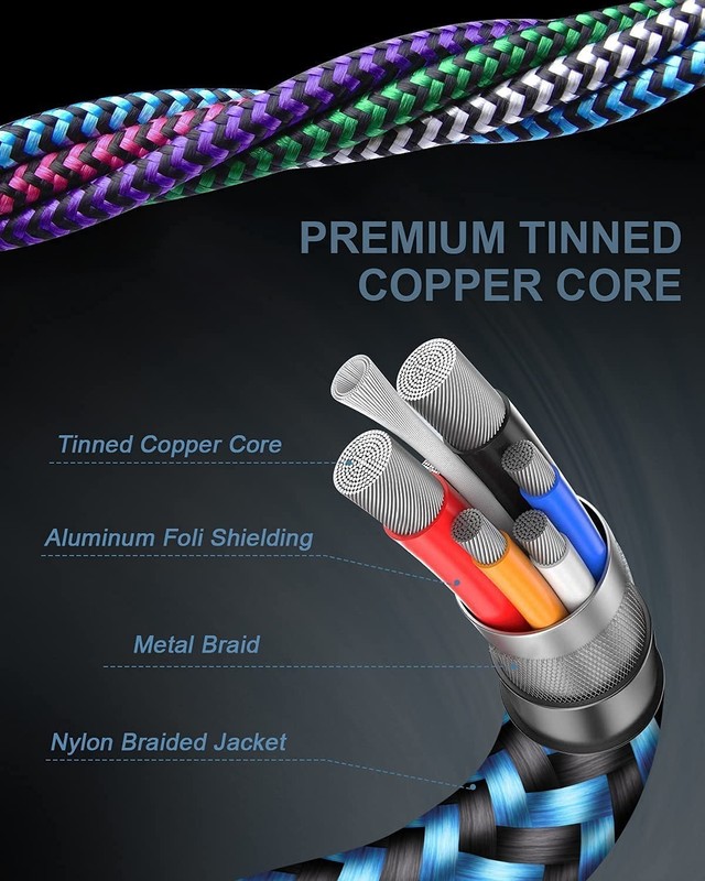Aux Cord to USB C, [2Pack/3.3ft] USB C to 3.5mm Audio Aux Jack Cable, Type C gallery