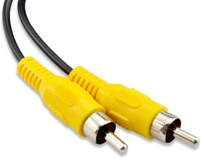 Braided 3M RCA Audio/Video Cable - Male to Male with Yellow Boot for Easy Setup gallery