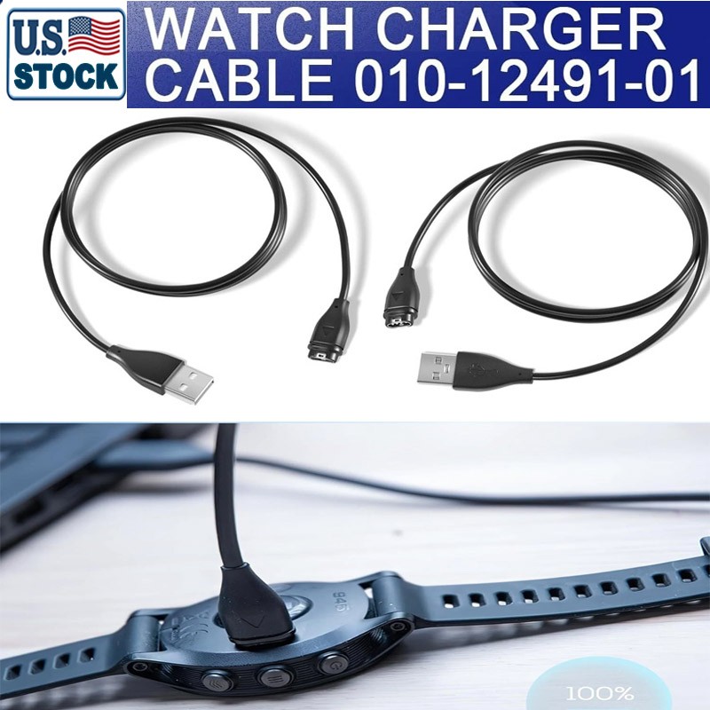 for Garmin Charger Cable 010-12491-01 for Garmin Multiple Watch Devices (2 Pack)