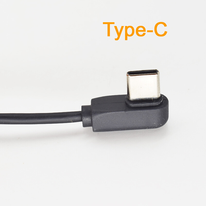 5pcs 1M/3.3ft USB Male to Right Angle Type-C 5V 2A Sync Data Charge Cable gallery
