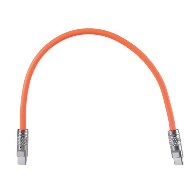 30cm USB C to USB C Data Cable Fast Charging Cord Wire for Tablet Phones Orange gallery