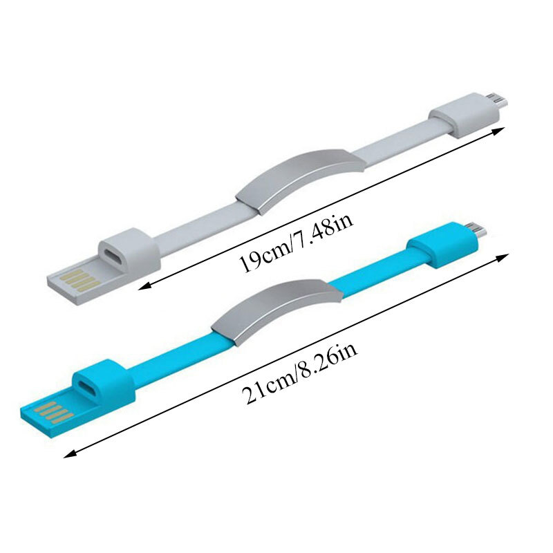 Bracelet Wrist Band USB Charging Charger Data Sync Cable Cord For iPhone/Android gallery