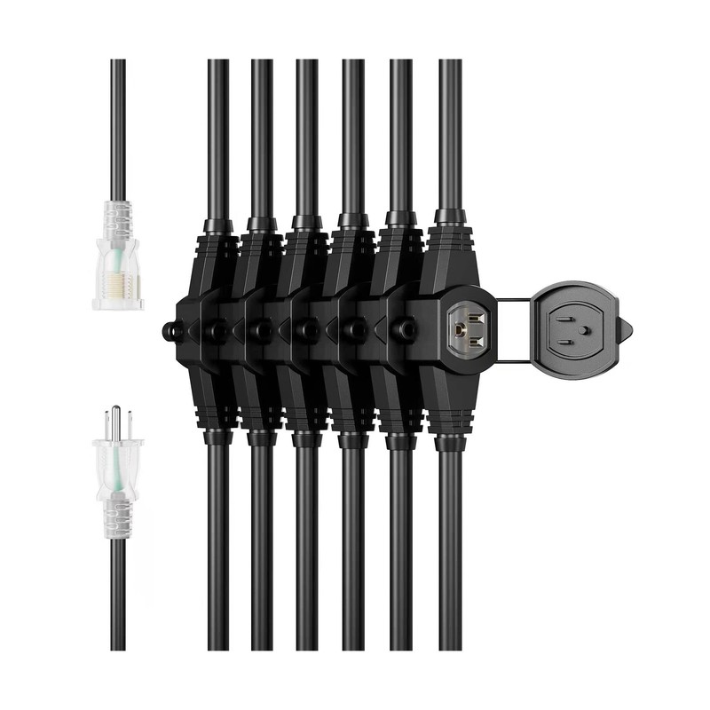 25FT Power Extension Cord 3 Prong, 16 Gauge SJTW 5-15R Cable Male P... Fast Ship gallery