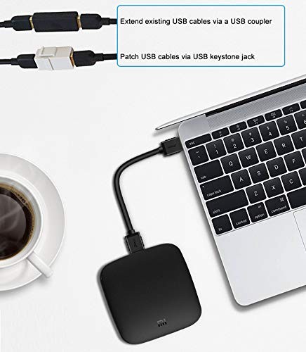 DTECH 3 ft USB 3.0 Type A to A Cable Male to Male High Speed Data Cord in Black gallery