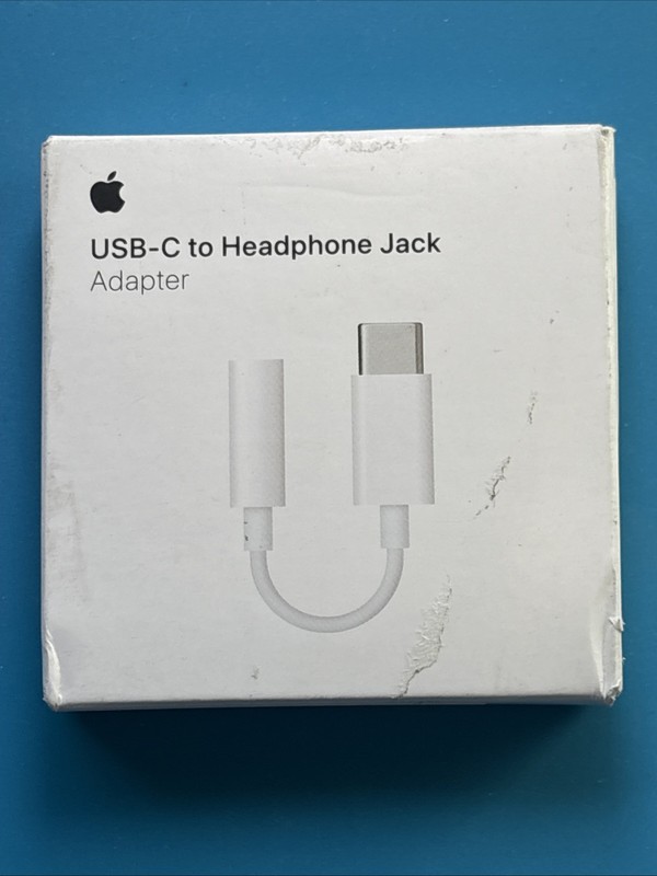 Apple USBC to Headphone Jack Adapter MW2Q3AM/A- A2049 3.5mm- OEM Original – New