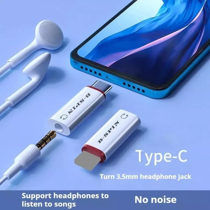 USB Type C to 3.5mm Jack Headphone Audio Aux Stereo Adapter For Samsung iP 16 15 gallery