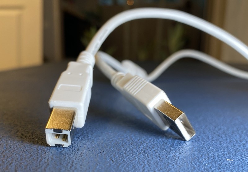 3’ Golden Dragon White USB 2.0 cable For Printer