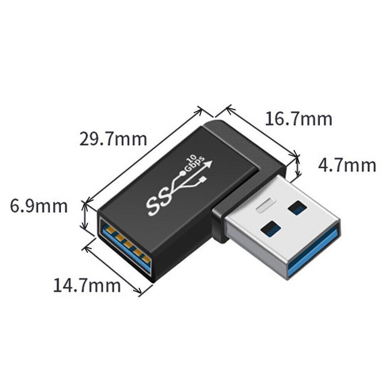 Chenyang 3pcs/lot Angled 90 Degree USB 3.1 Type C Male FemaleUSB3.0 Type Female gallery