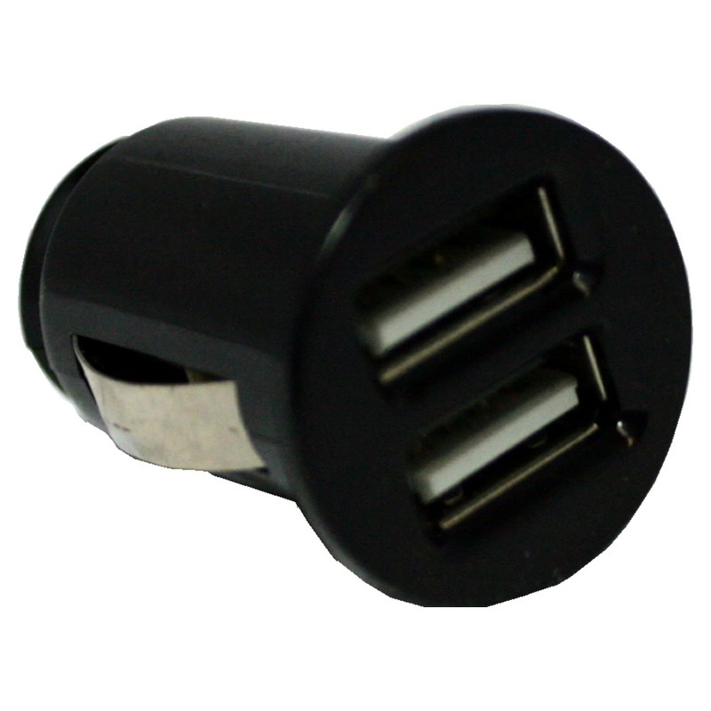 2 Port USB Mini Dual Bullet Adaptor Car Charger for iPhone 3G S 4 4G iPOD Touch gallery