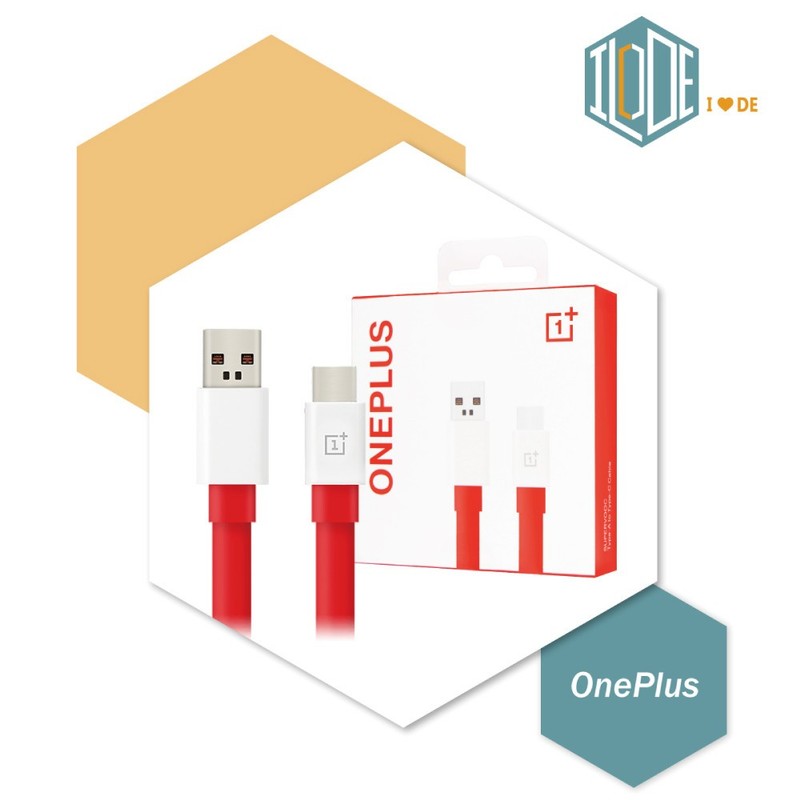 Original OnePlus Official Warp Charge USB-A to Type-C Cable - 100 cm (C201A) gallery