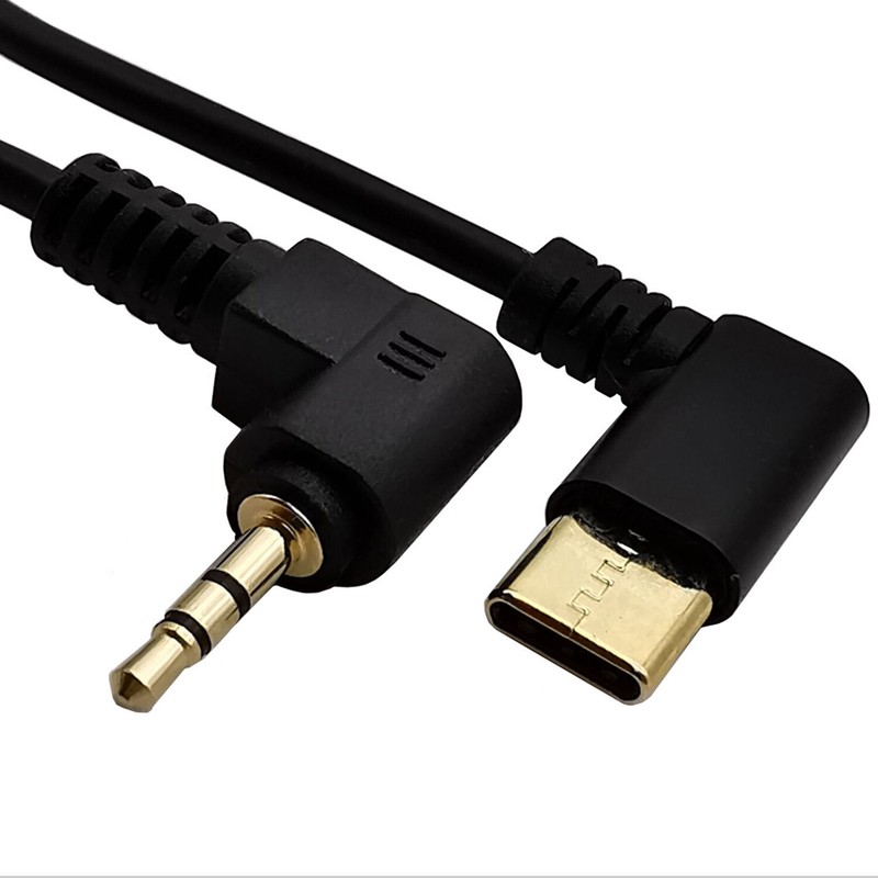 Right Angle USB Type C 3.1 Male to 3.5mm Male Car Aux Audio Cable f Google Pixel gallery