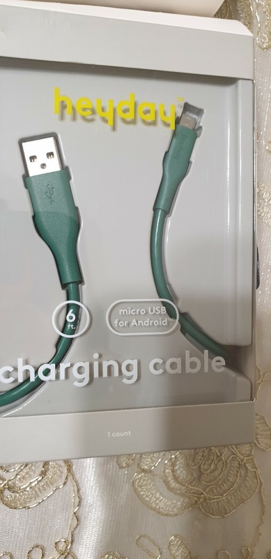 Heyday 2 Pack Micro USB Cable for Android phones/Tablets (10ft,6ft) gallery