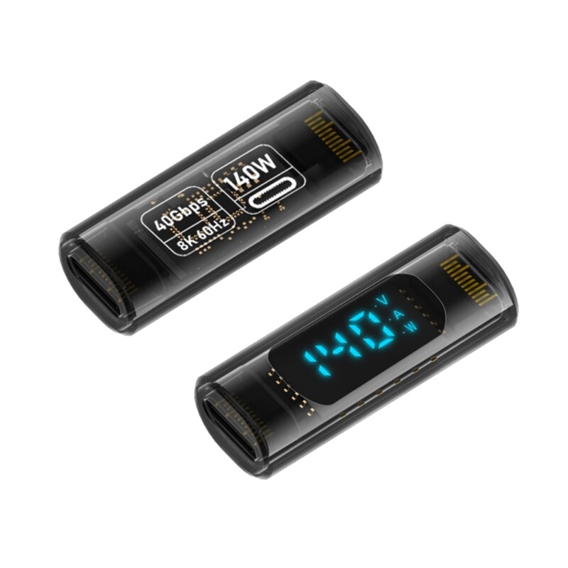 1PCS USB Type C Fast Charging Adapter With LED Status, Data Transfer To 40Gbps gallery