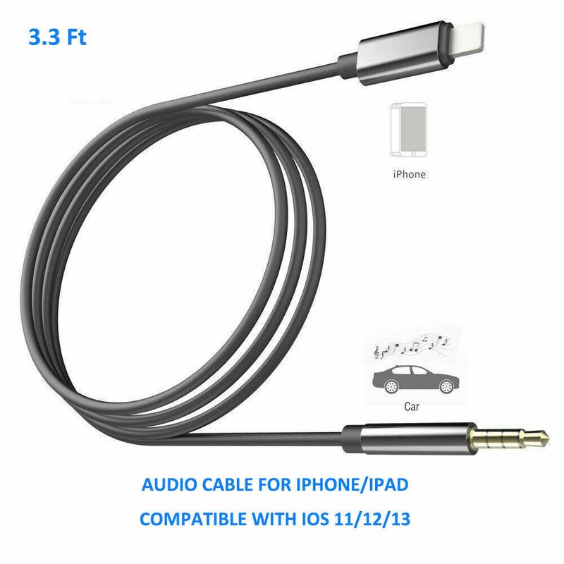 Adapter to 3.5mm AUX Audio Jack Car Adapter Cable Cord For iPhone 7 8 11 X XS XR gallery