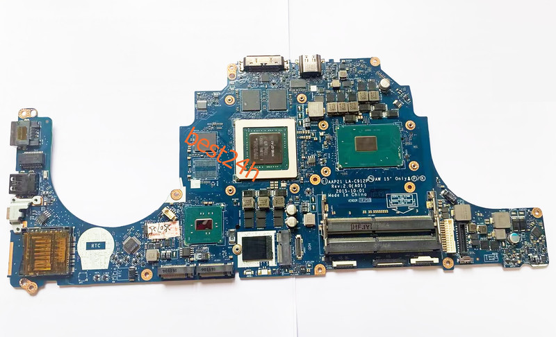 LA-C912P CN-0DVV6W For Dell Alienware 15 R2 17 R3 3GB Motherboard I7-6700HQ CPU
