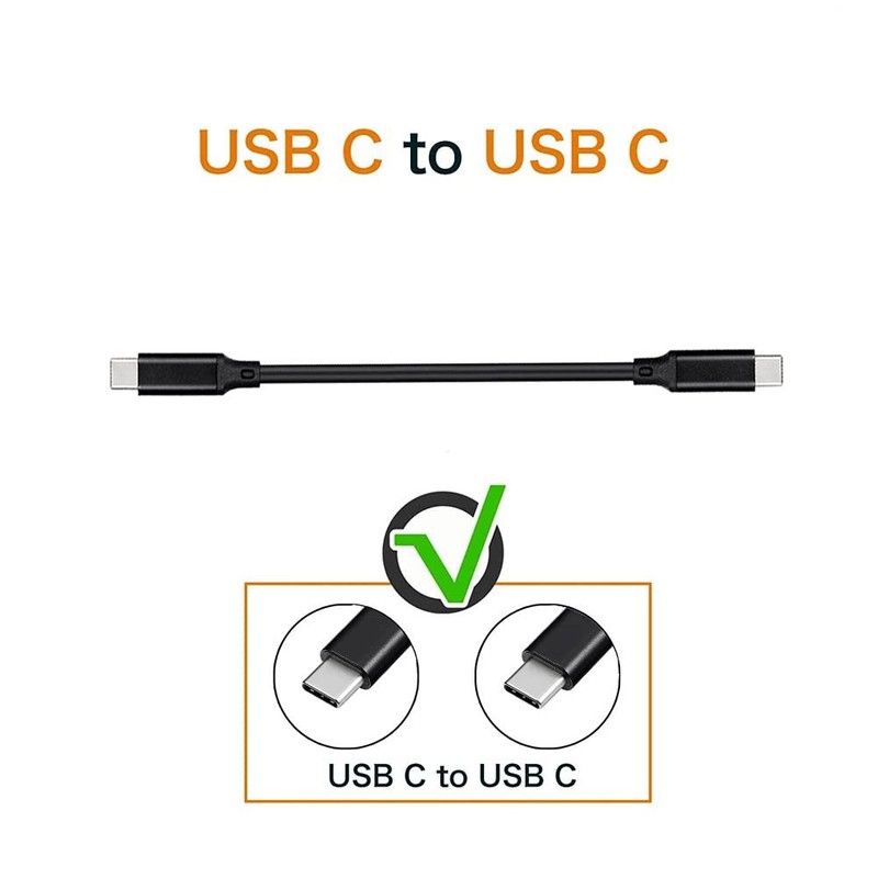 For Galaxy Z Flip7/FE - 1ft Short USB-C Cable PD Fast Charge Cord Power Wire gallery