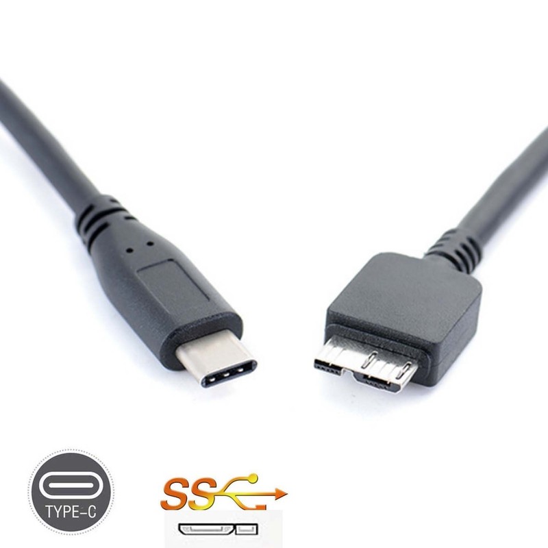 USB 3.1 Type-C to USB 3.0 Micro B Cable Connector For Hard Drive Smartphone GM gallery