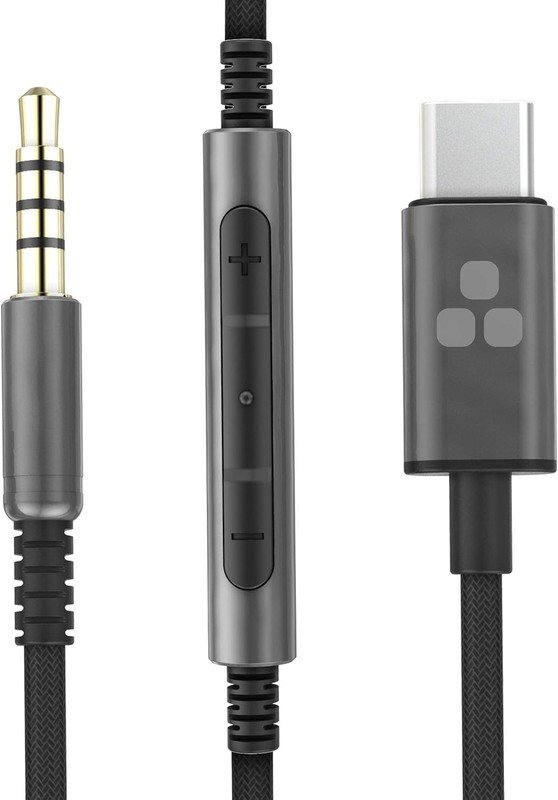 Versatile USB-C Headphone Aux Cable - Inline Remote & Wide Device Compatibility gallery