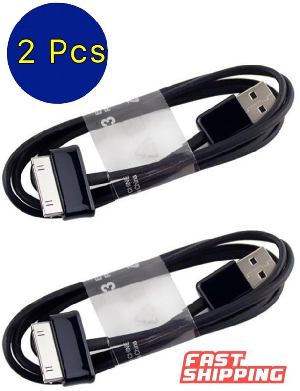 USB Charger Cable 2X for Samsung Galaxy Tab 7.0 10.1 3FT Sync
