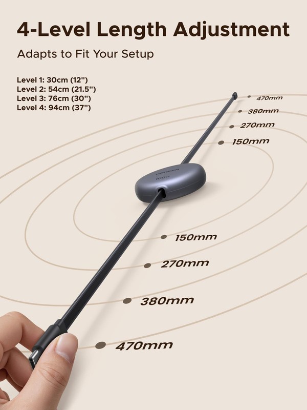 UGREEN 100 W Retractable USB‑C Cable – Fast PD Charge, 4‑Step, Tangle‑Free gallery