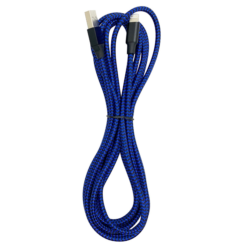3/5x Lot Braided USB Cable Fast Charger Cord For iPhone 14/13/12/11/XS/8/7/6s/5
