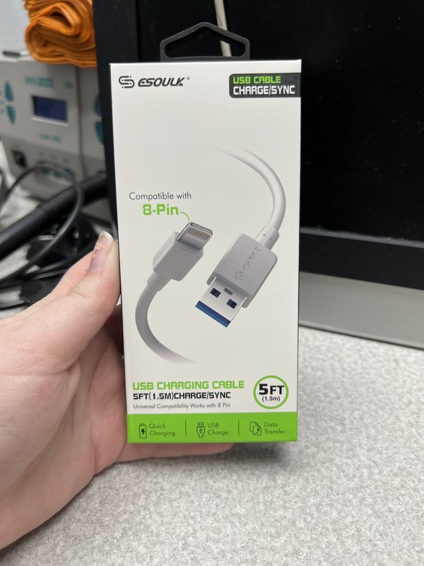 Esoulk USB charging Cable 8 Pin (iPhone) 5ft