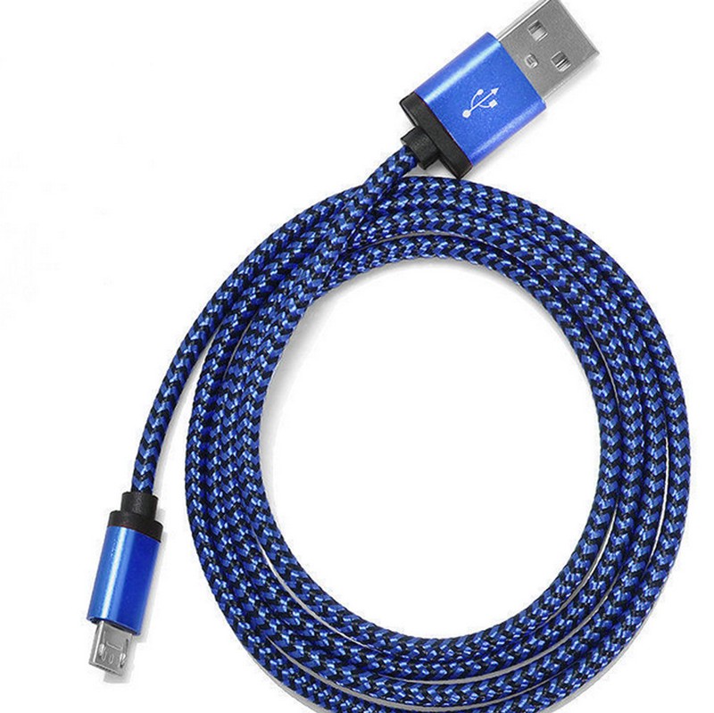 1/2/3M Braided Micro USB Data Charging Cable For Android Phone gallery